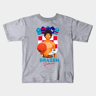 Drazen Petrovic basketball t-shirt Kids T-Shirt